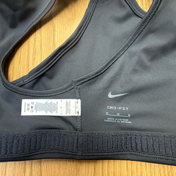 Nike Women's Racerback Dri-Fit Sports Bra in Trio Set - Gray, Black, White - Picture 7 of 10